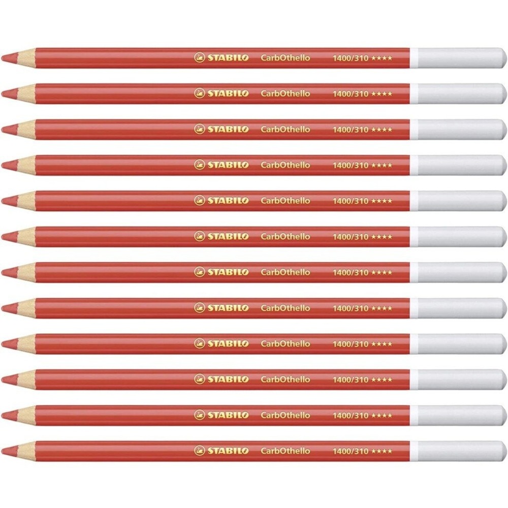 STABILO CarbOthello Pastel Pencils Carmine Red 1400/310 12